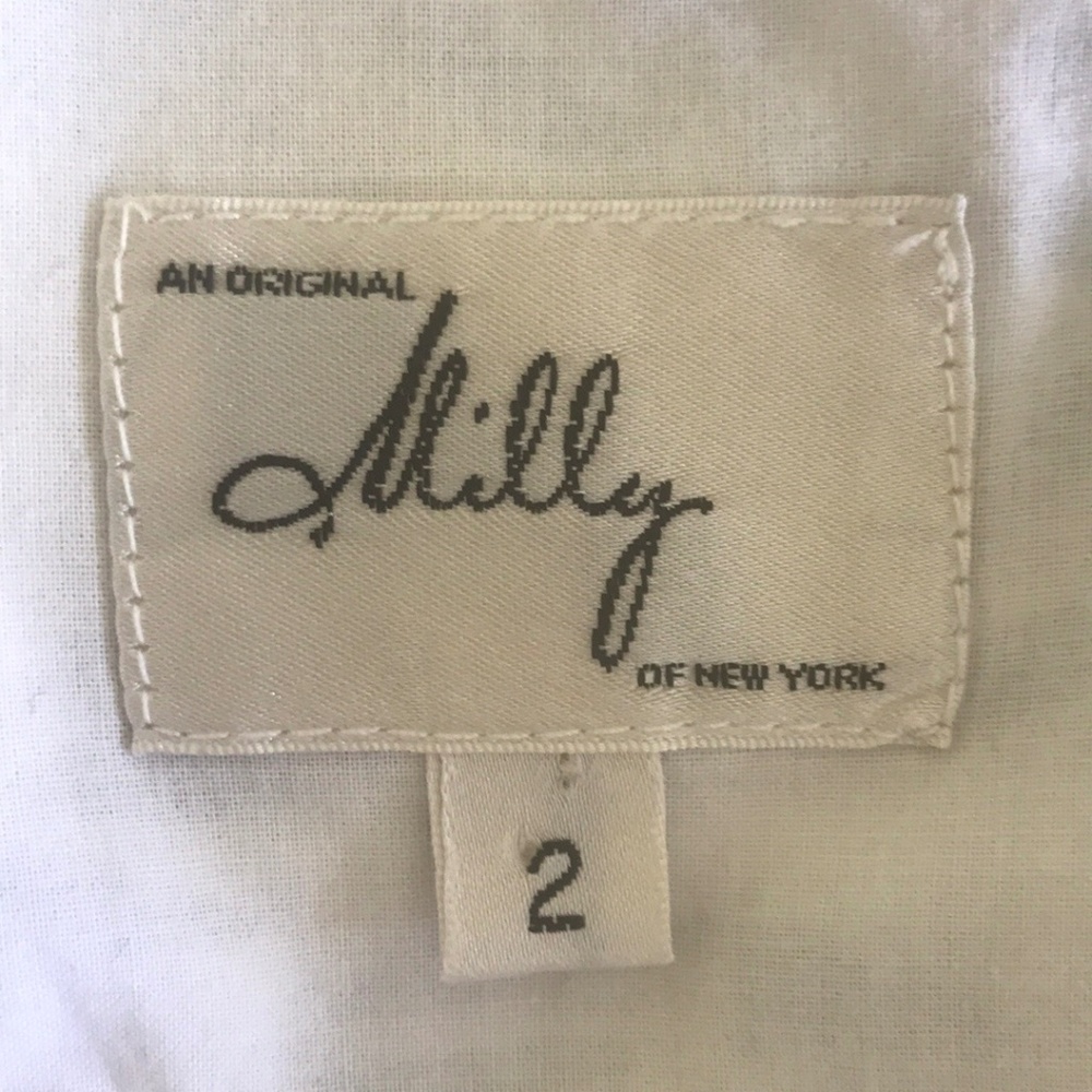 Milly of New York Sleeveless Floral Graphic Print Top - Picture 6 of 8